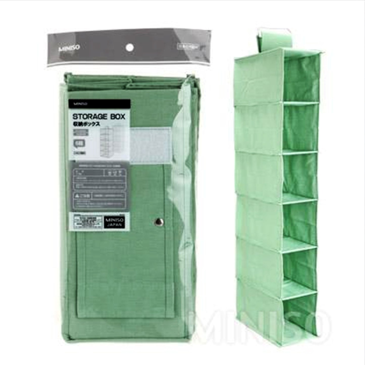 6-Shelf Hanging Organizer( Green)