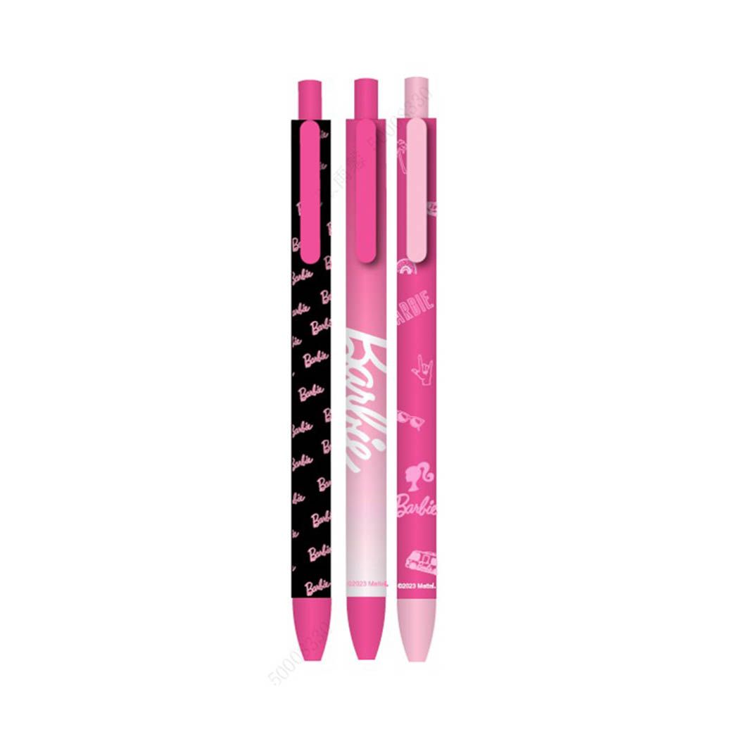 Barbie Collection Retractable Gel Pen (3 Pack)PDQ