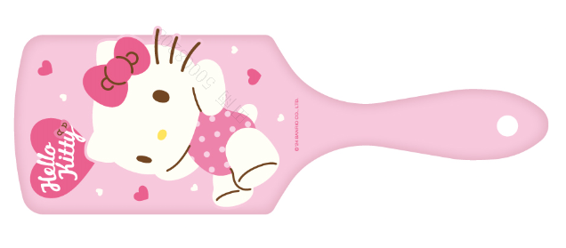 Hello Kitty and Friends Pink Collection Cushion Massager Brush (Hello Kitty)