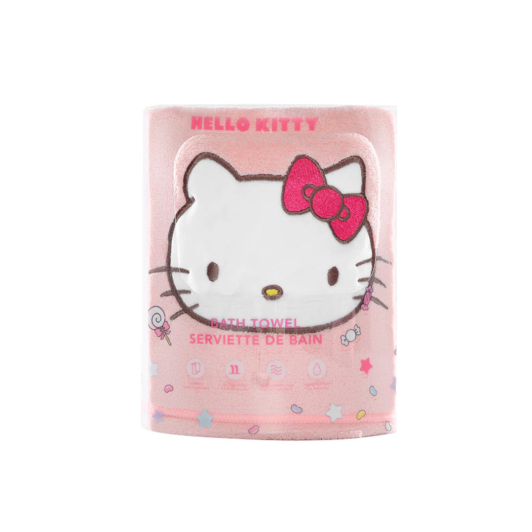 Hello Kitty Coral Fleece Absorbent Bath Towel