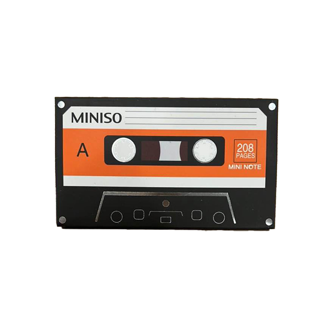 Cassette Tape Design Book 104 Sheets(Dark Gray)