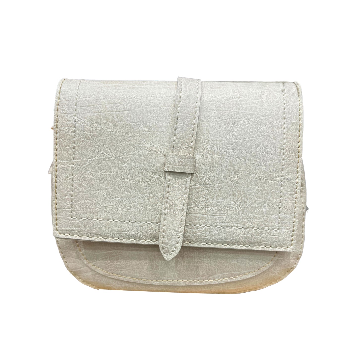 Simple cross bag -beige