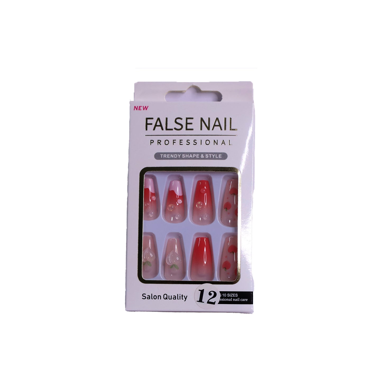 Nail stickers with diamonds-594