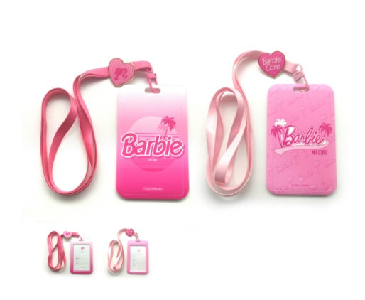 Barbie Pink Collection Card Holder with Badge (Random Design)