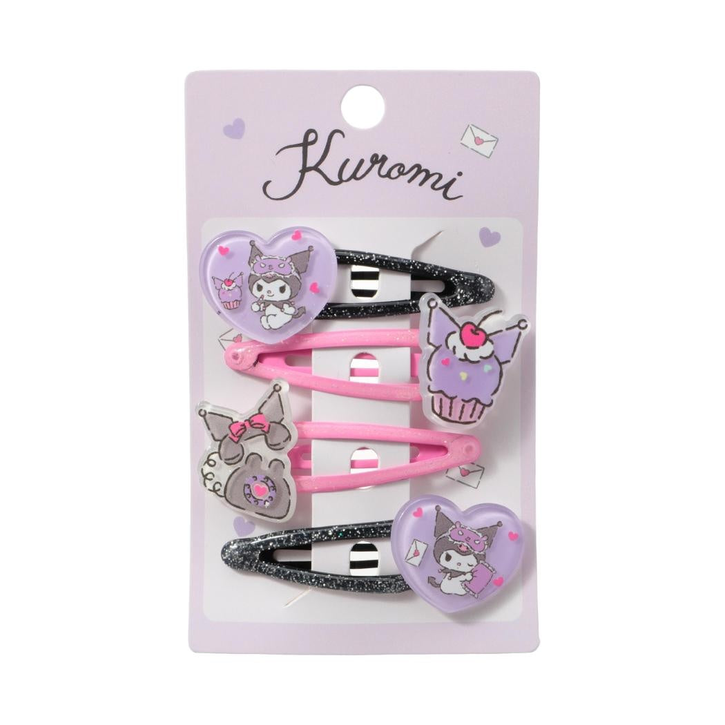 Kuromi Hair Clips (4 pcs)