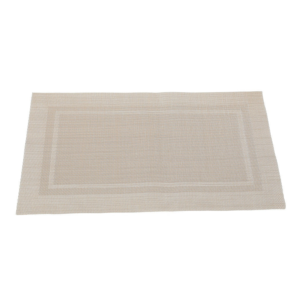 Rectangle Placemats Set (2 pcs)(Khaki)