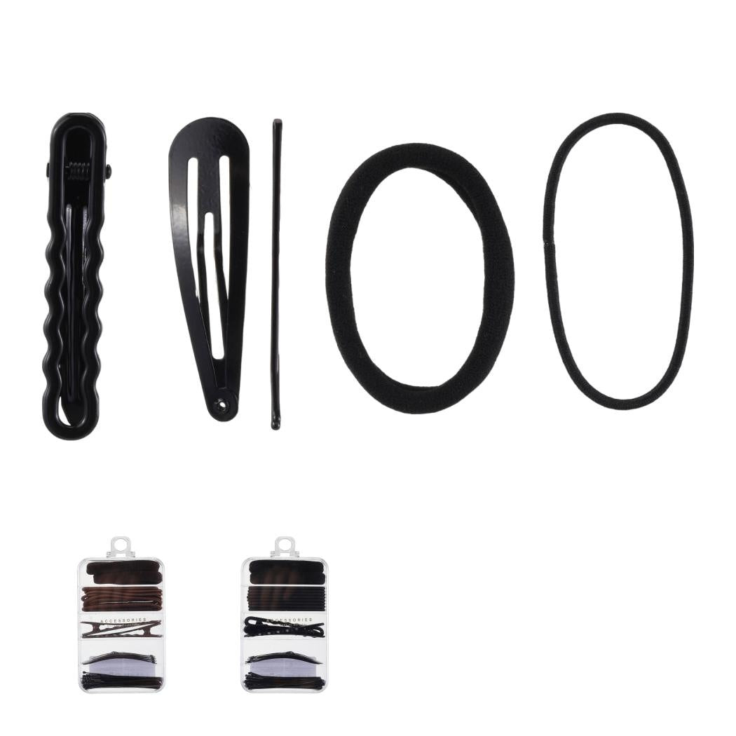 Hair Accessories Set in Box (36 pcs) (Random Design)
