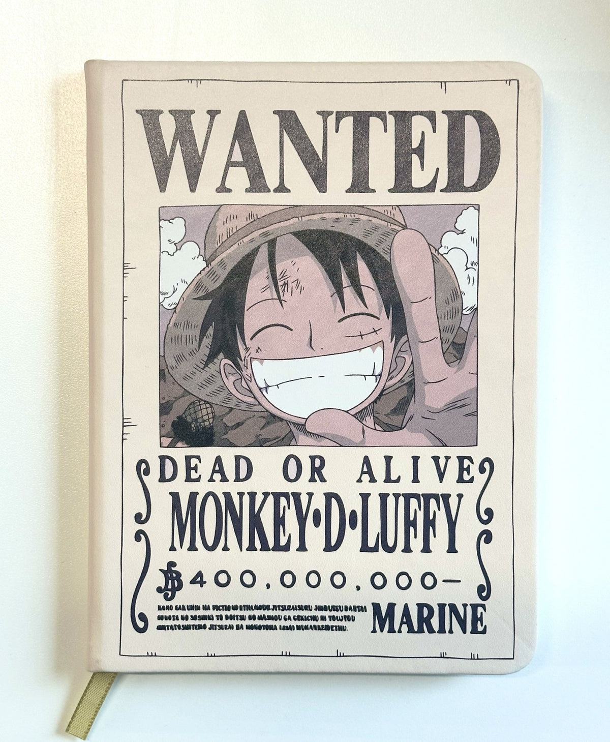 One Piece Classic Collection PU Hardcover Book (Luffy, 80 Sheets)
