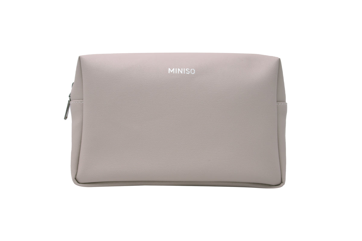 Minimalist Cosmetic Bag (Apricot)