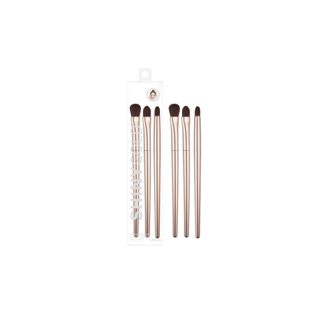 Golden Series Eye Makeup Brush Set (3 pcs)