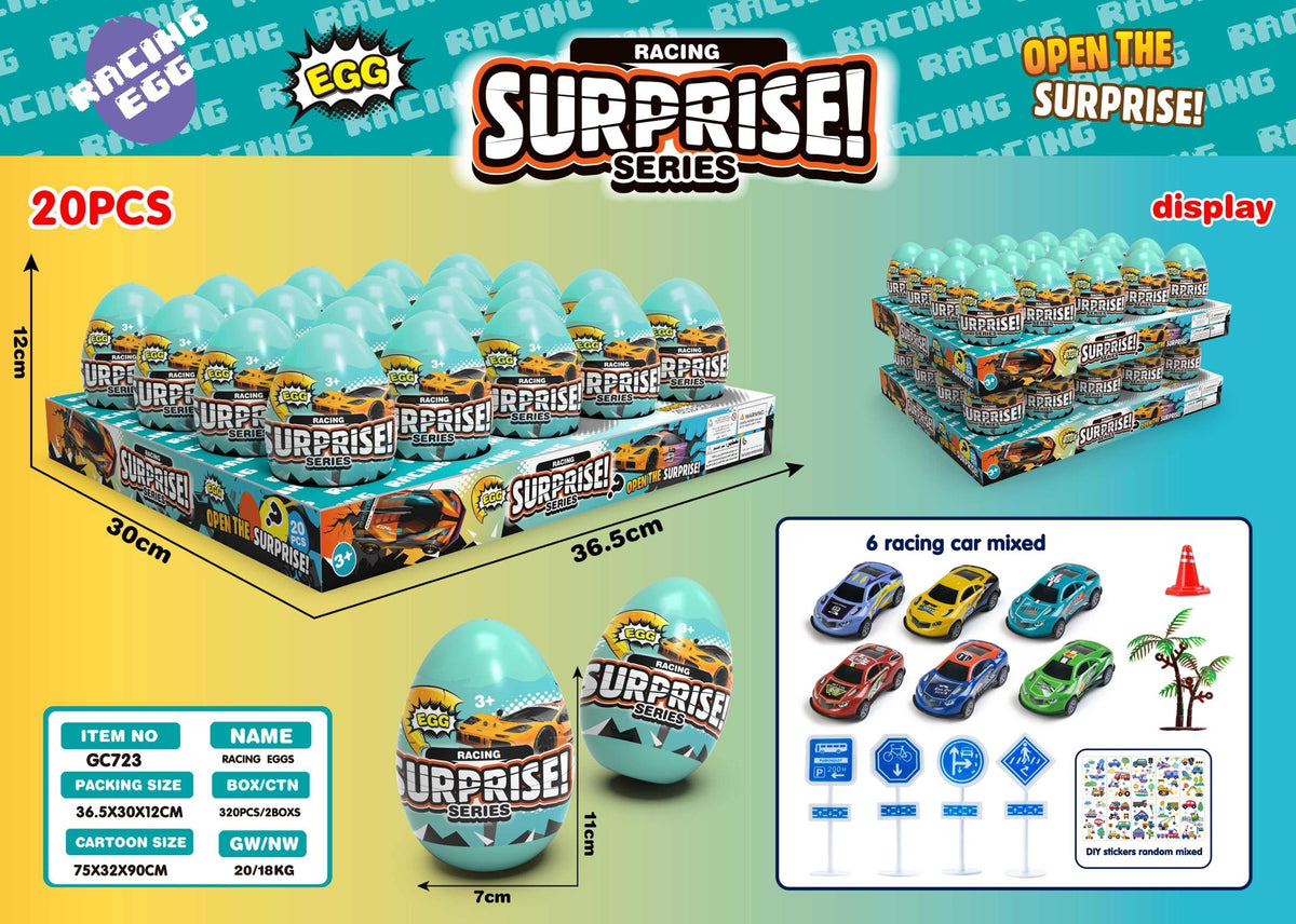 Race Car Surprise Egg Series B - Random Model