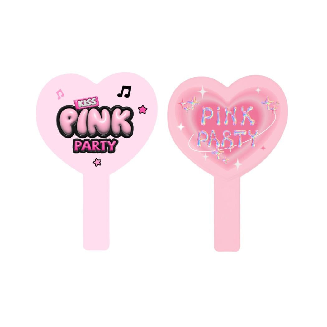 Pink Party Series Heart Handheld Mirror (Random Design)