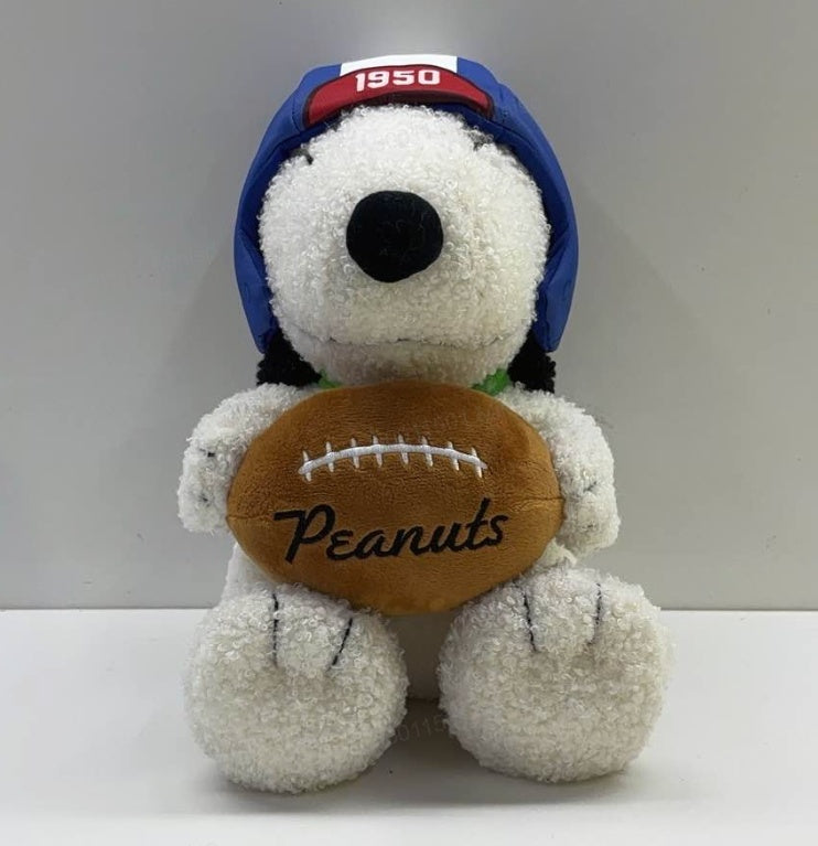 Snoopy New Star Collection 10in. Sitting-posture Plush Toy(Rugby)