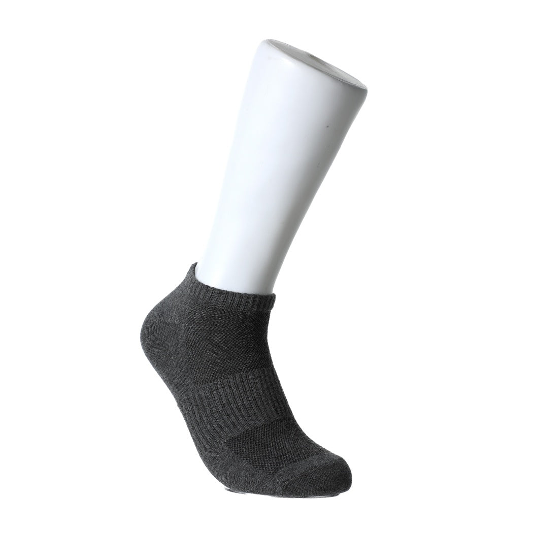 Athletic Low-cut Socks for Men (3 Pairs)(Gray)