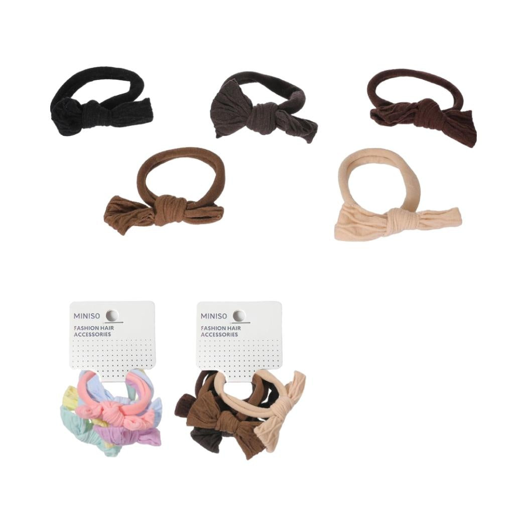 Sweet Hair Bow Ties (5 pcs) (Random Design)