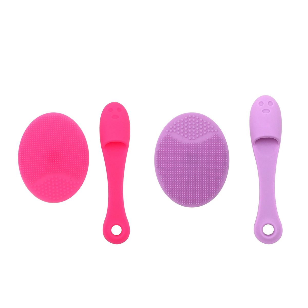 PINK ME! Series Face Scrubber Set (2 Pack) (Random Design)