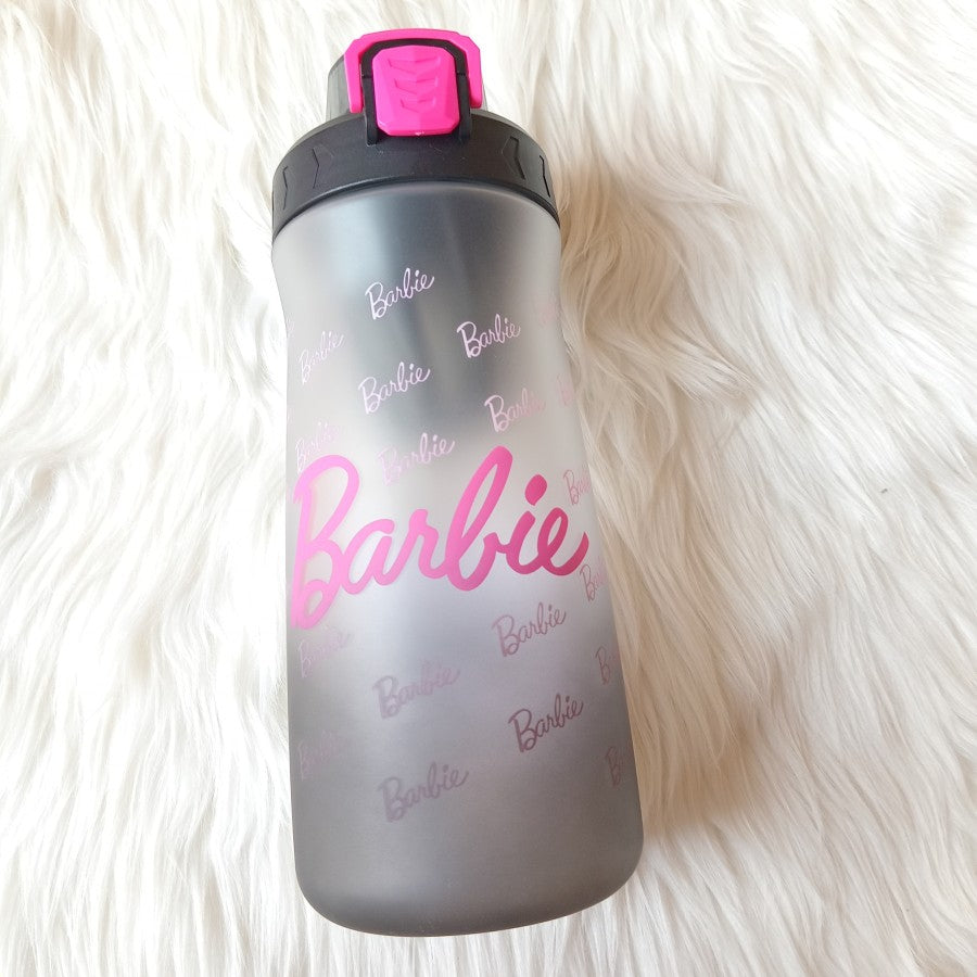 Barbie Collection Plastic Bottle with One-Touch Flip Top Lid(Dark)