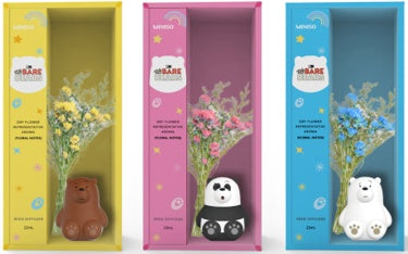 We Bare Bears Collection Reed Diffuser(Grizz,Cedar)