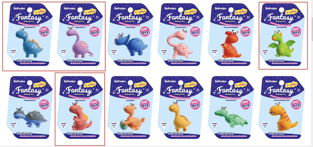 Dinosaur Ultra-Light Clay Kit - Random Design