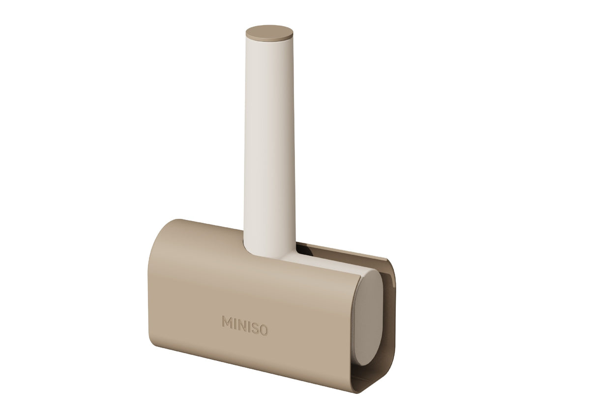 Milk Coffee Series Covered Lint Roller (60 Sheets, S)(Coffee)