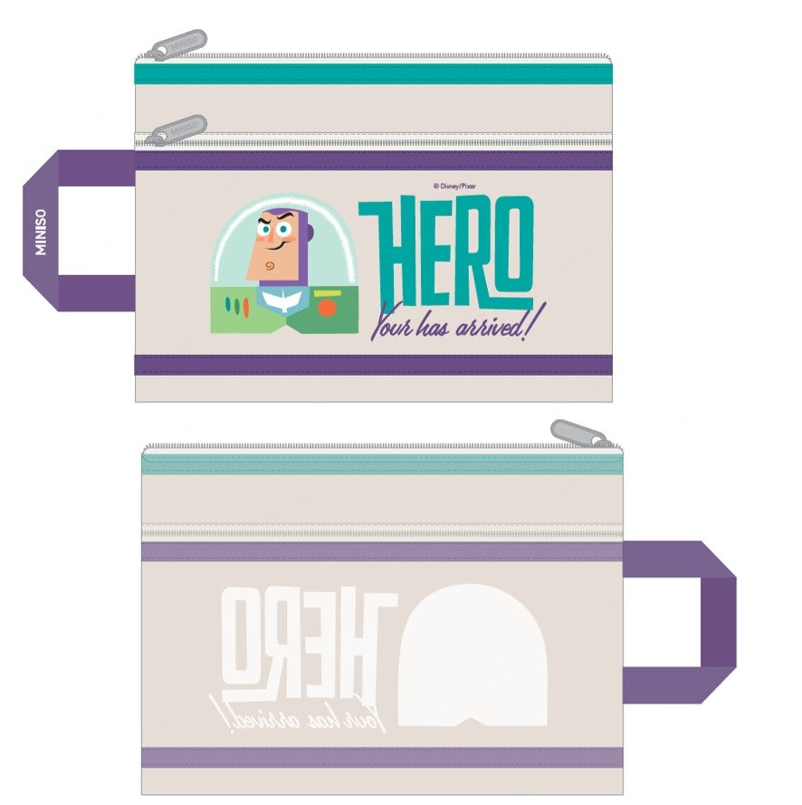 Disney Pixar Collection Handled Double-layered Mesh Document Pouch (Buzz Lightyear)