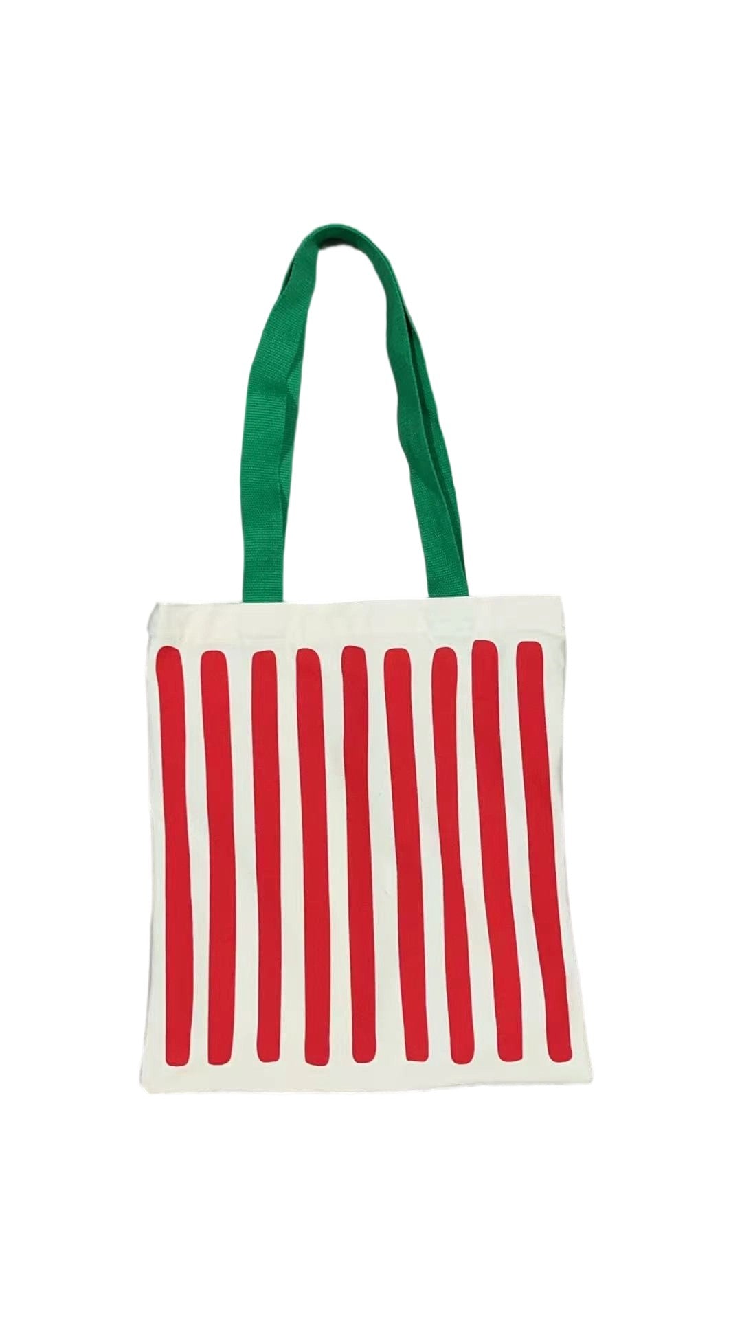 Striped Series Shopping Bag(Red)