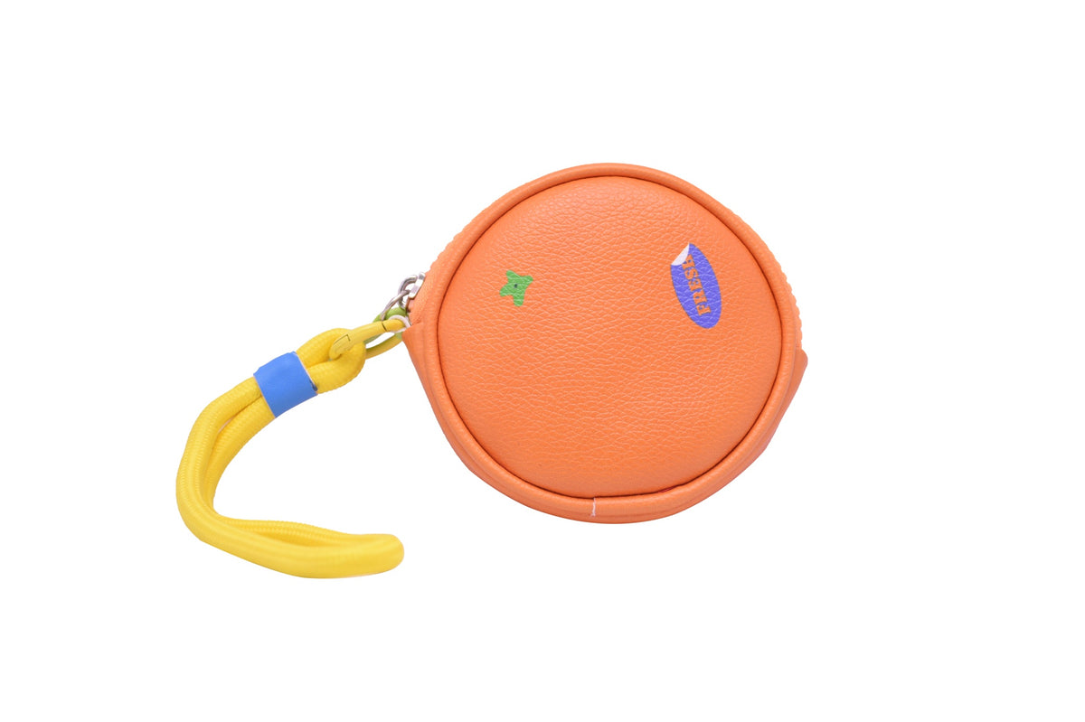 Fruit Series Round Coin Purse(Orange)
