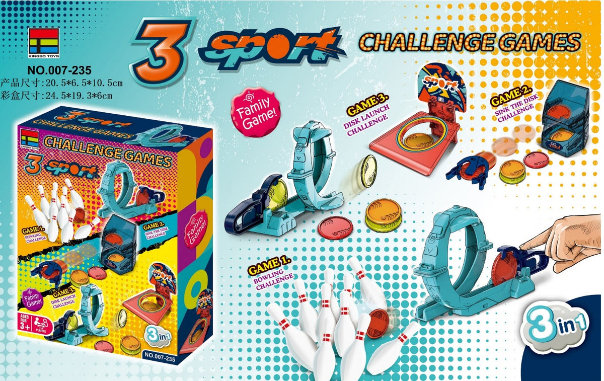 Sports Series 3-in-1 Game (Assorted Variants)