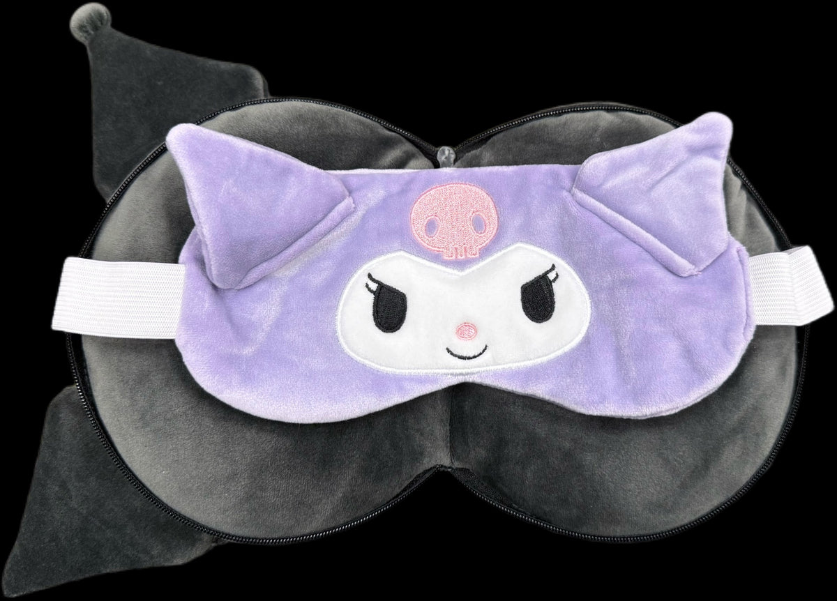 Kuromi Portable 2-in-1 Neck Pillow