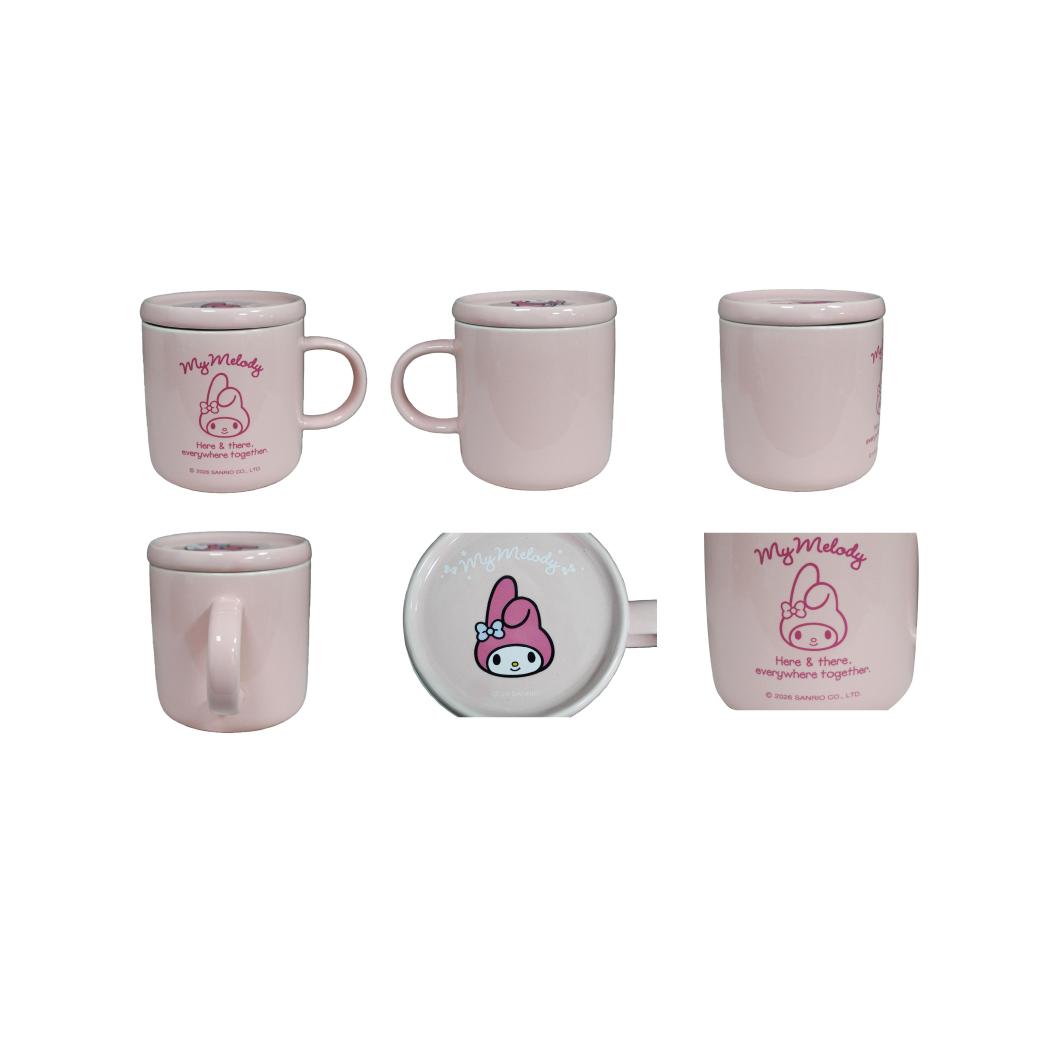 My Melody Lidded Ceramic Mug 380mL