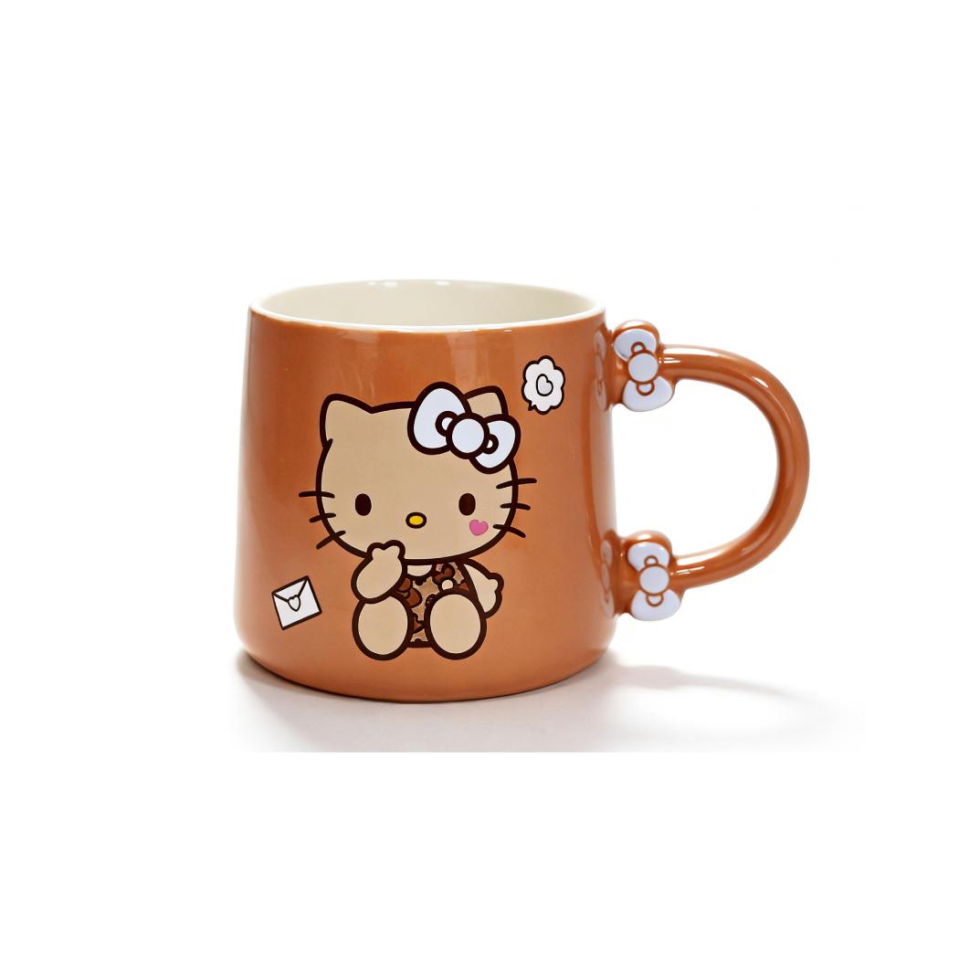Hello Kitty Spicy Honey Ceramic Mug with Handle 350mL(Brown)