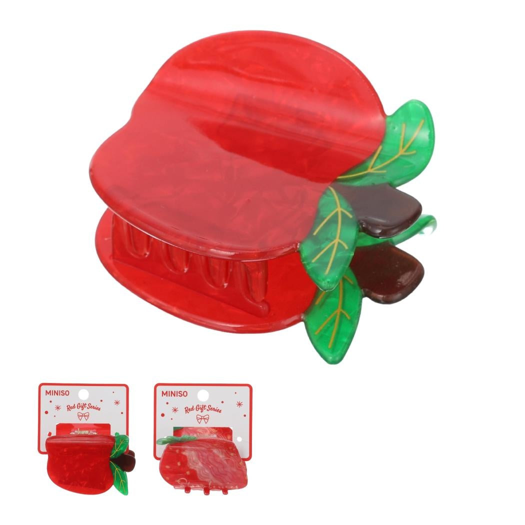 Red Gift Fruit Hair Claw Clip - Random Design