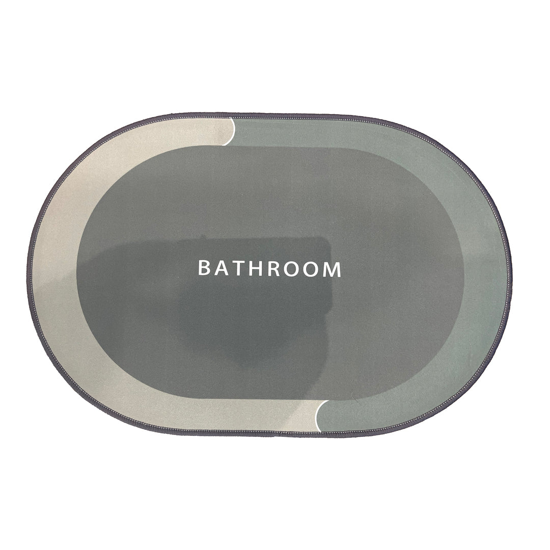 Mat rectangular Bathroom light gray-40*60