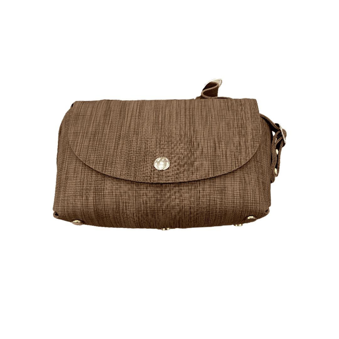 Simple cross bag -beige