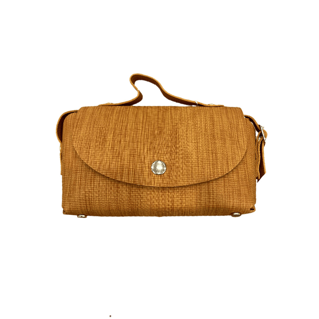 Simple cross bag yellow