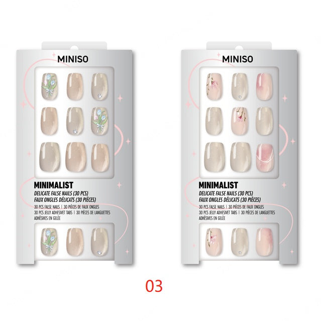 Press-On Nails with Jelly Tabs No. 03 (Random Design)