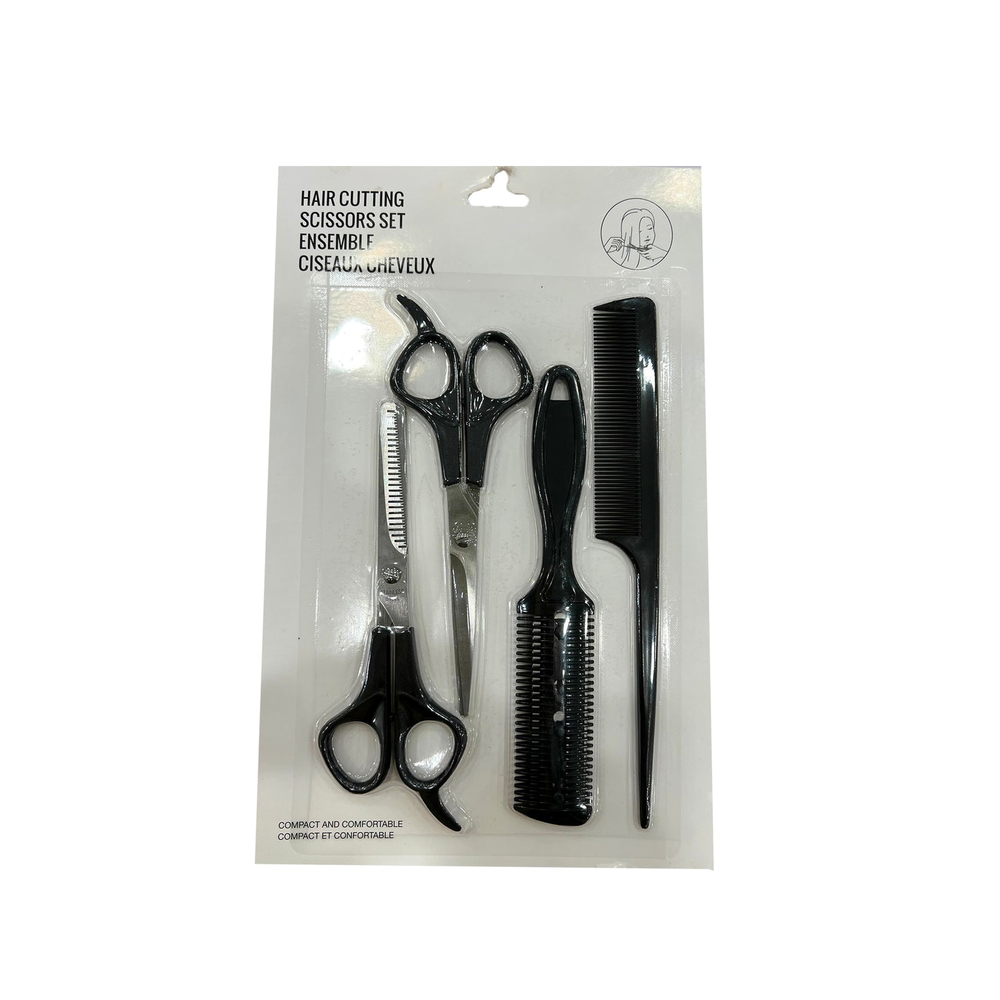 Hair Cutting Scissors Set (4 pcs)