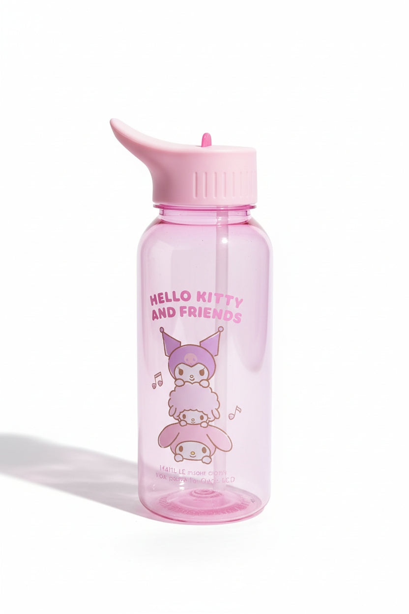 Hello Kitty and Friends Party Series Plastic Bottle with Handle (1000mL)