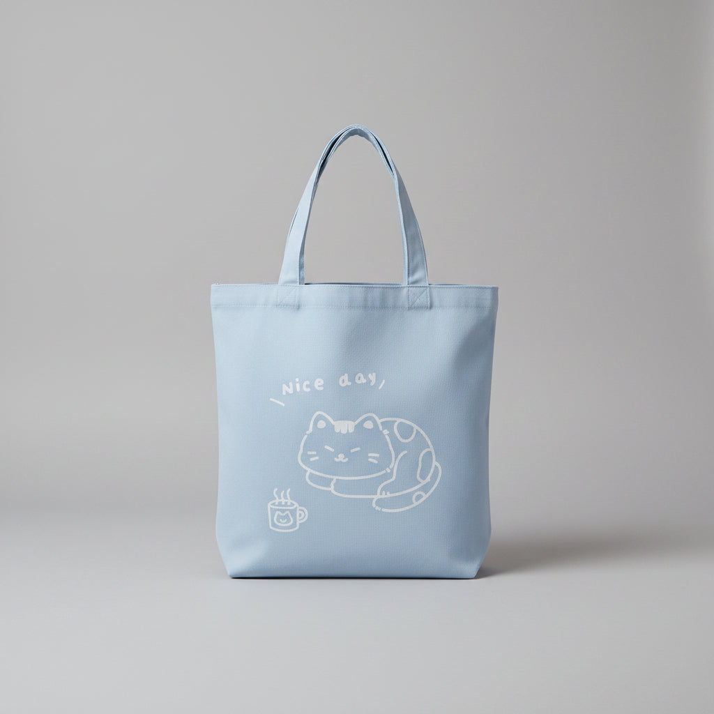 Animal Series Vertical Shopping Bag(Blue)