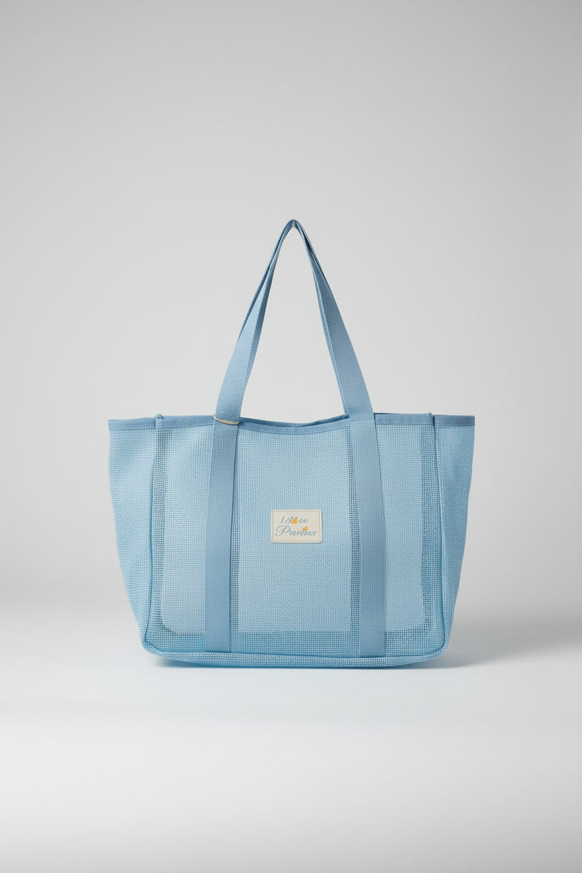 Lemon Sea Salt Series Handbag(Blue)
