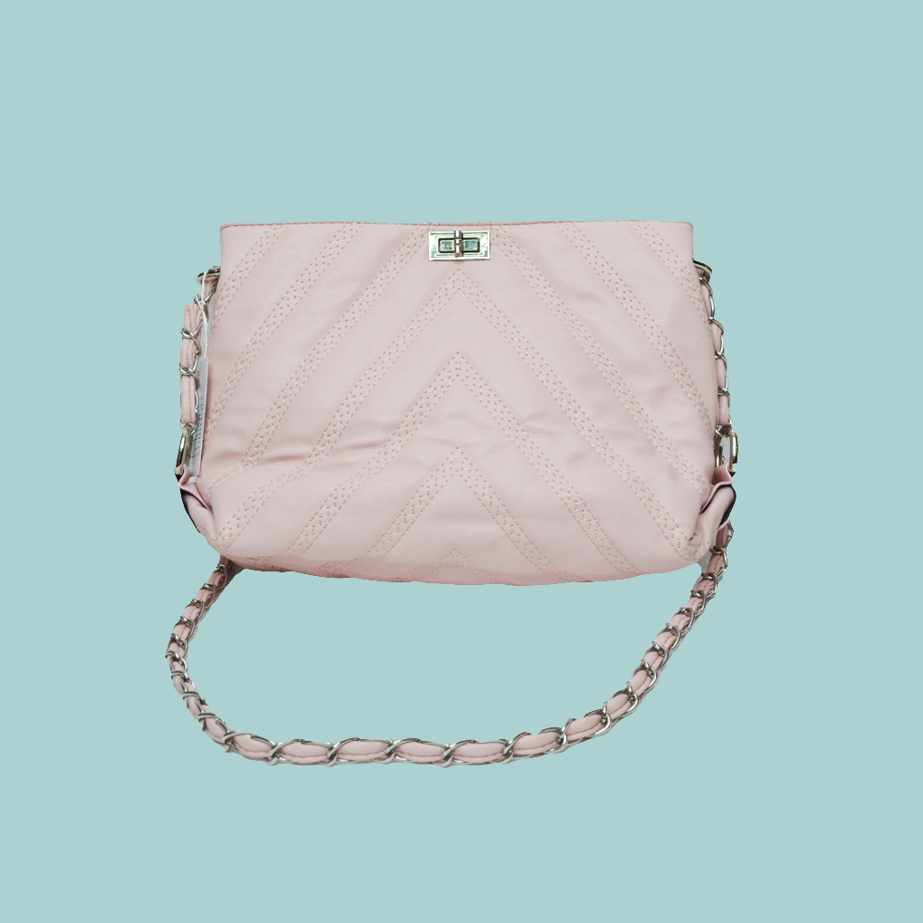 Hand bag Pink,Green-9129