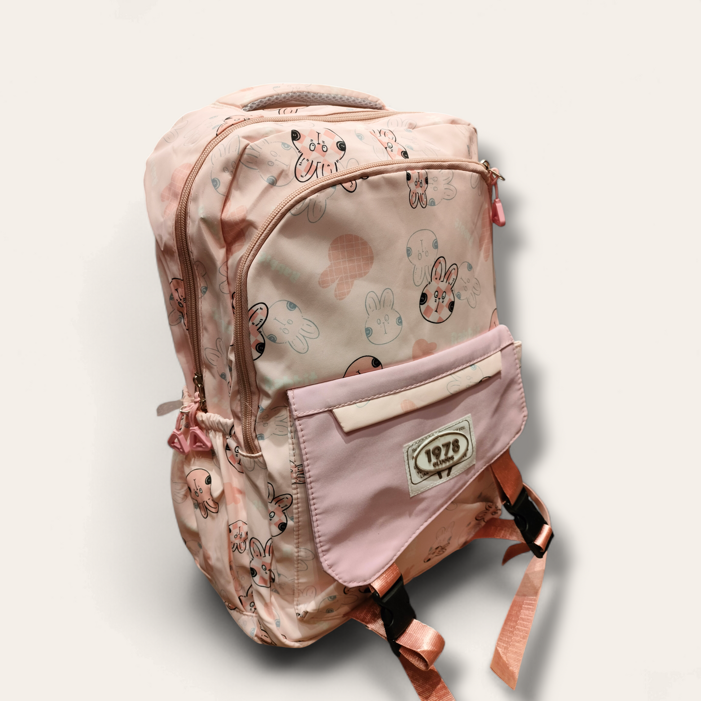 Backpack 1978Clouds ,pink,Blue, purple,Biage,Black