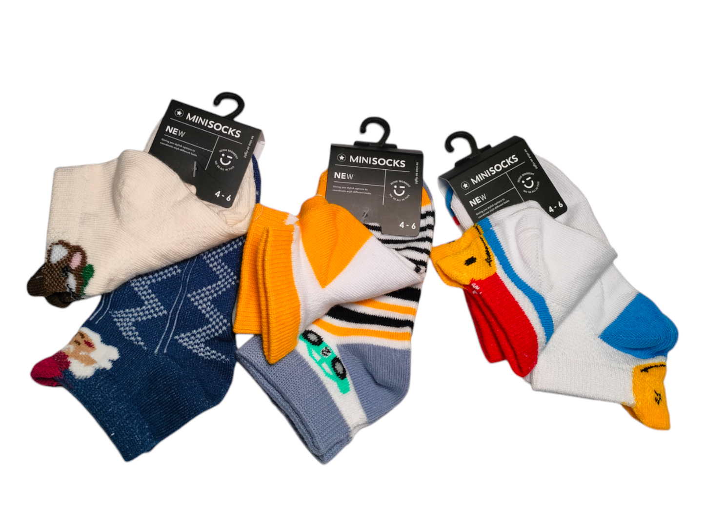 Size 4-6 -(2 Pairs)