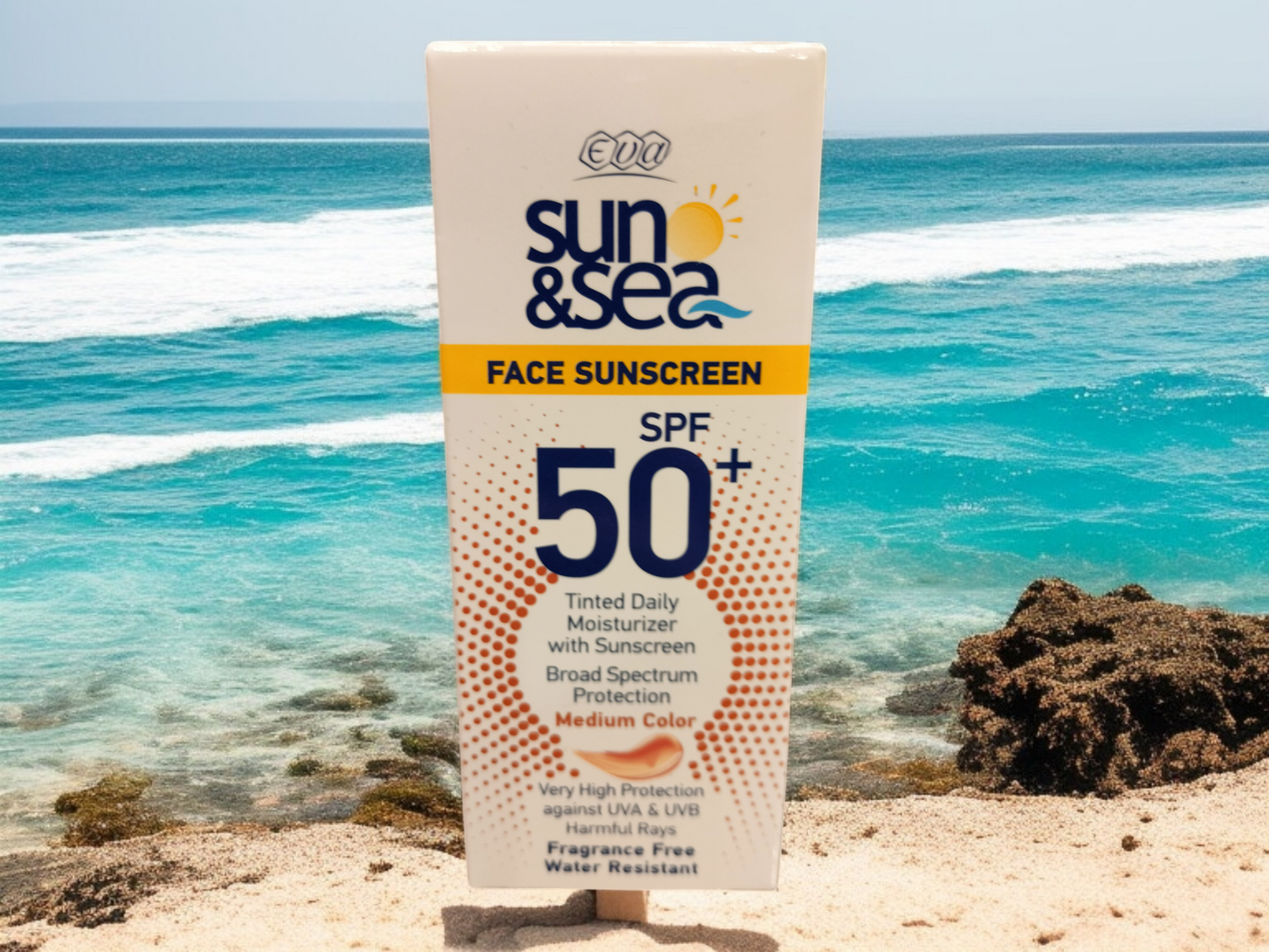 Eva Sun & Sea Face Sunscreen Tinted