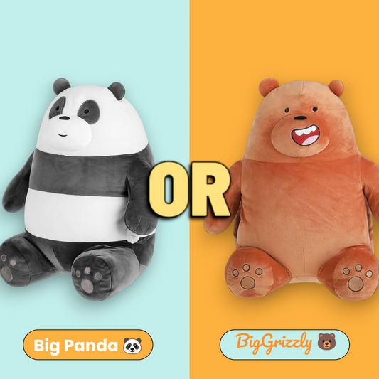 We Bare Bears Cushion-BigPanda,BigGrizzly