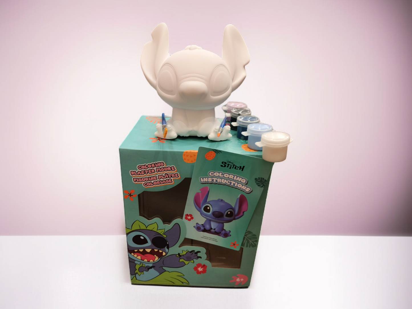 Stitch -Coloring Plaster Figure 1 set