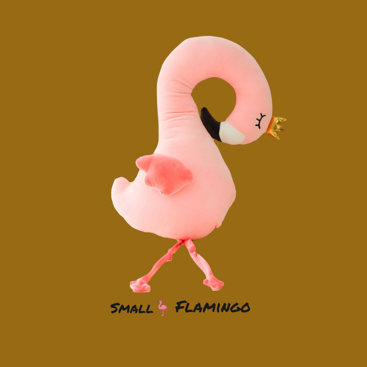 Flamingo plush toy -Small 🦩 50cm,Big 🦩 80cm
