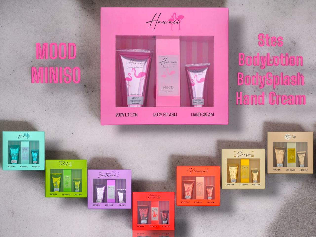 MOOD Sets BODY LOTION 150 GM BODY SPLASH 175 ML Hand Cream 50 Gm