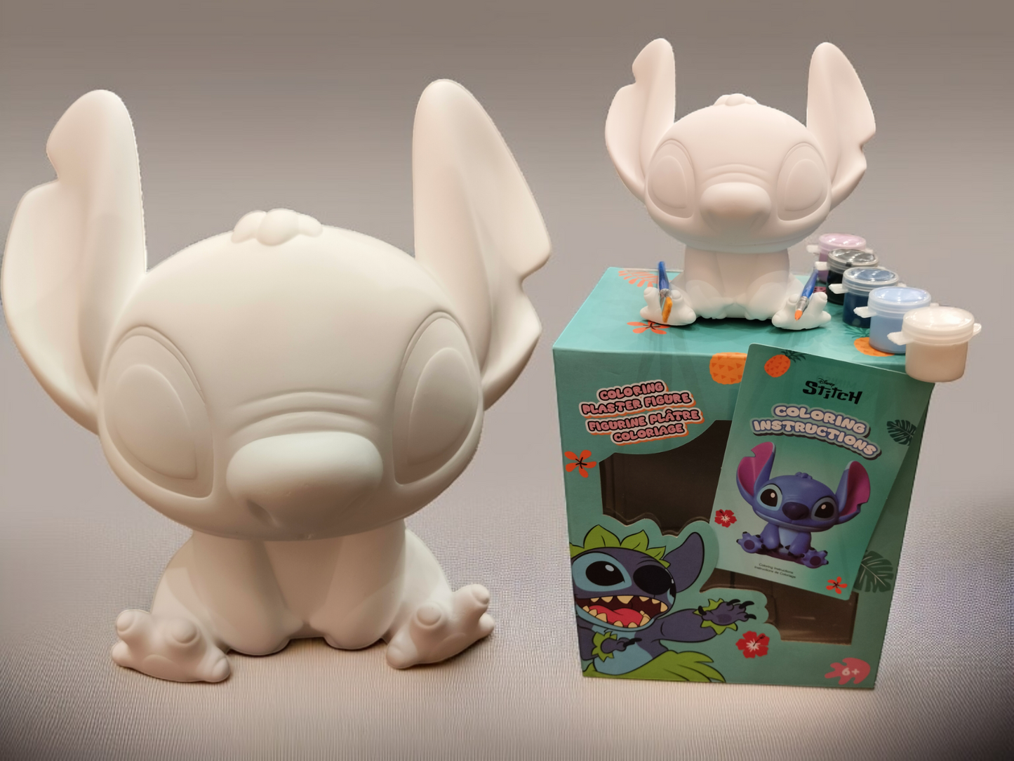 Stitch -Coloring Plaster Figure 1 set