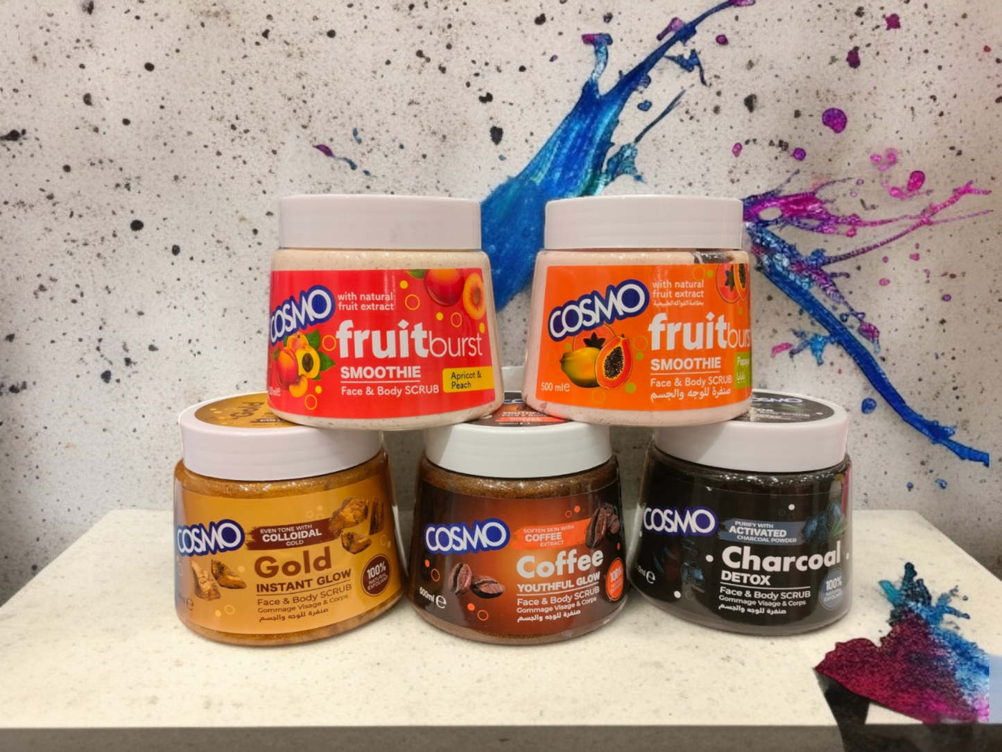 COSMO Face& Body Scrubs